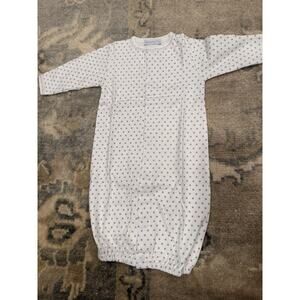 Hug Me First Pima Cotton Gender Neutral Gown Stars Sz Newborn NWT